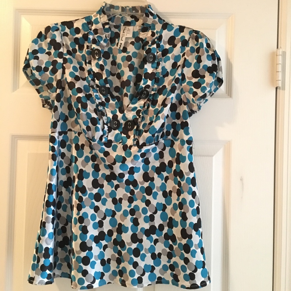 5/$25 Heart Soul belted blouse medium